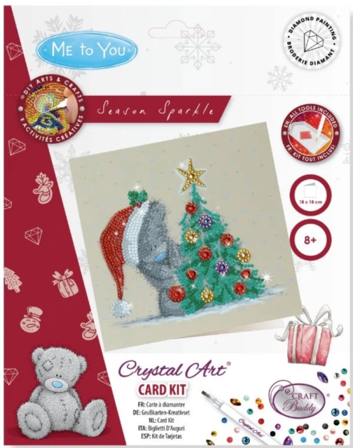 Craft Buddy CCK-MTY135 Crystal Card Kit 18 x 18 cm Season Sparkle