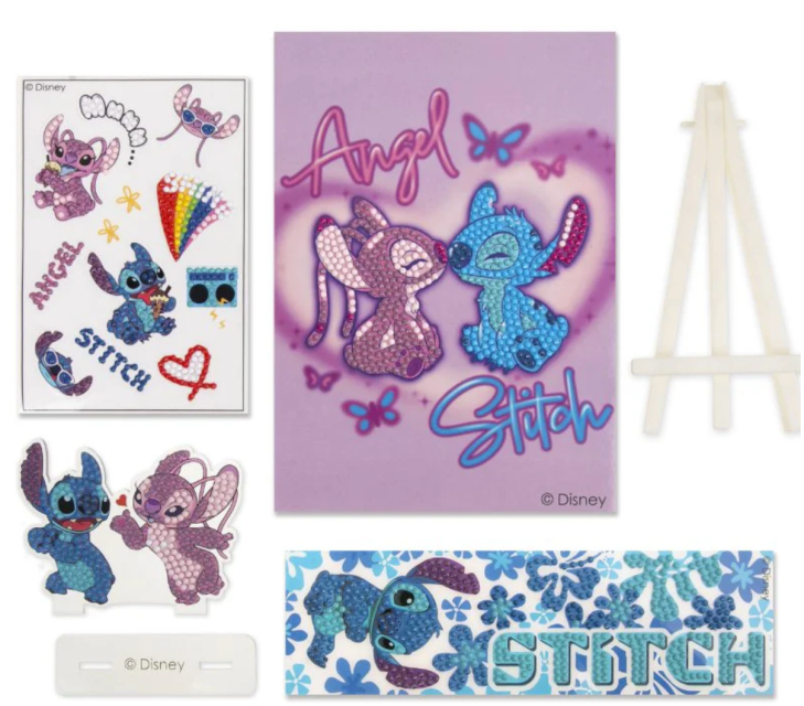 Craft Buddy CAMEGA-DNY001 Crystal Art Mega Activity Set Stitch