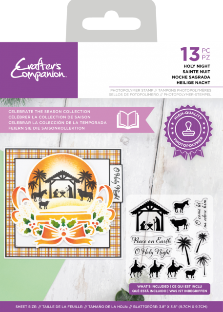 Crafter's Companion Celebrate the Season Clear Stamp Holy Night
