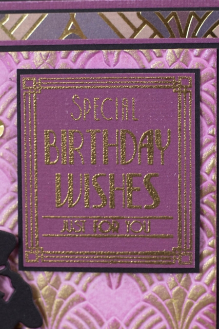 Crafter's Companion The Roaring Twenties 3D Embossing Folder Floral Deco