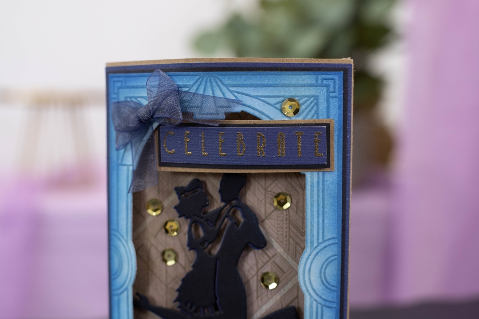 Crafter's Companion The Roaring Twenties Cut & Emboss Folder Art Deco Frame