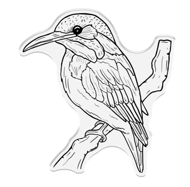 Crafter's Companion Kingfisher Collection Stamp and Die Blue Lightning