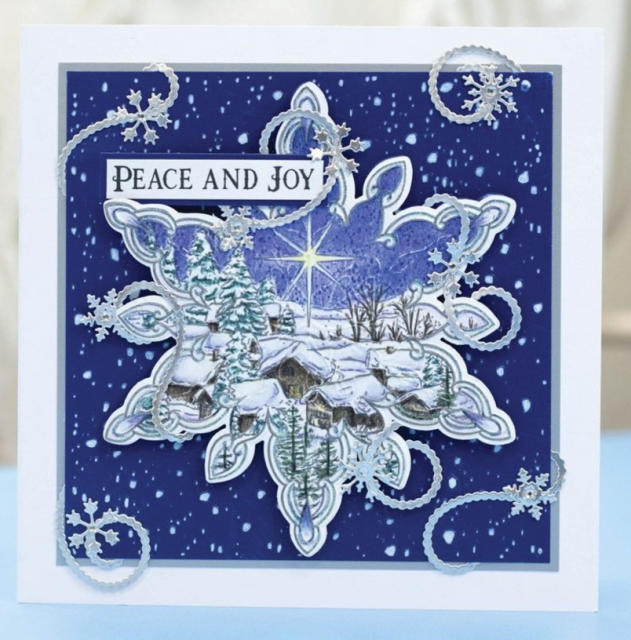 Crafter's Companion In The Frame Snowflake Stories Die Falling Snowflakes