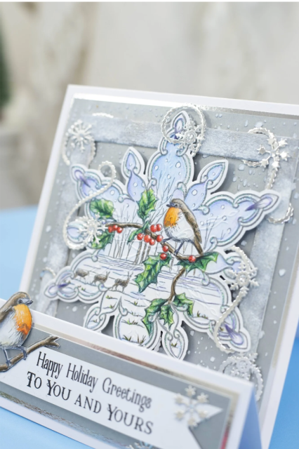 Crafter's Companion In The Frame Snowflake Stories Stamp Nature's Winter