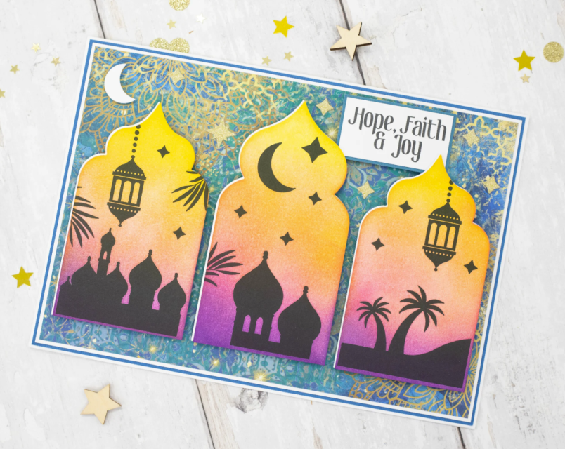 Crafter's Companion Arabian Nights Stamps & Die Magical Window Scene