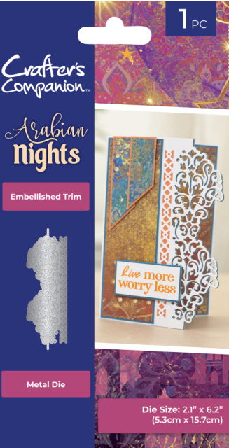 Crafter's Companion Arabian Nights Metal Dies Embellished Trim