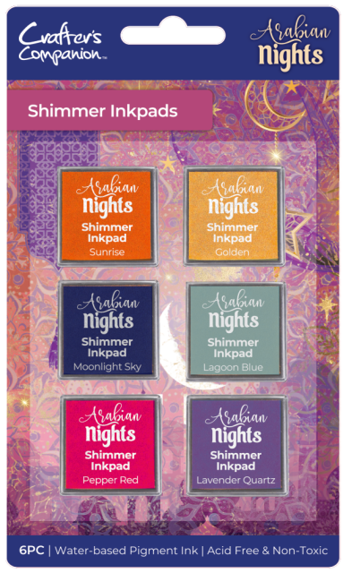 Crafter's Companion Arabian Nights Shimmer Inkpads