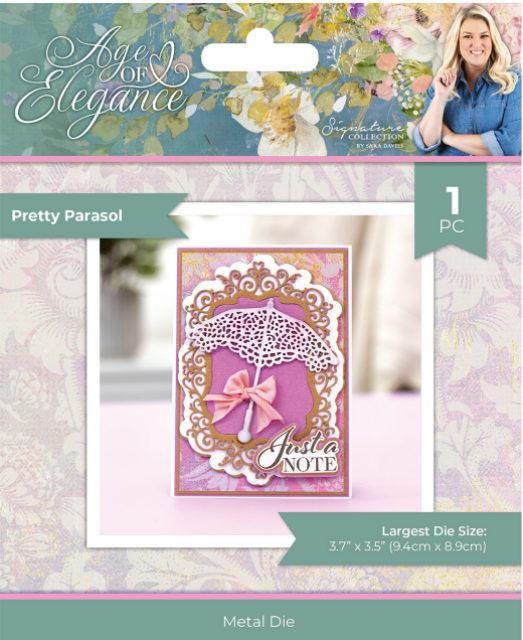 Crafter's Companion Metal Die Age of Elegance Pretty Parasol