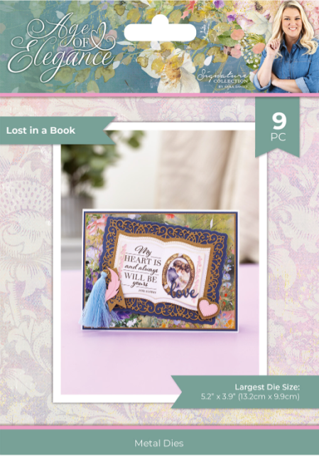 Crafter's Companion Metal Die Age of Elegance Lost in a Book