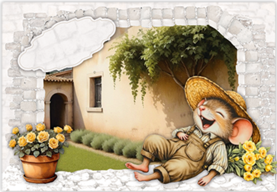 Creatief Art Mice Paradies 01 Card Kit