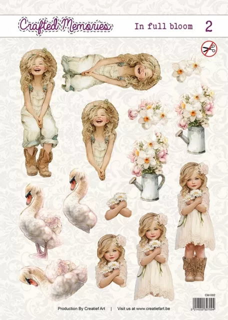 Creatief Art 3D Sheet Art in Full Bloom 2 Crafted Memories