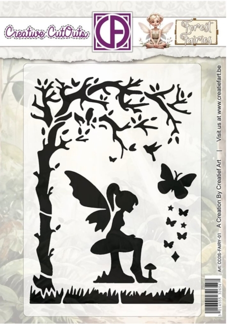 Creatief Art Forest Fairies Stencil Magical Forest