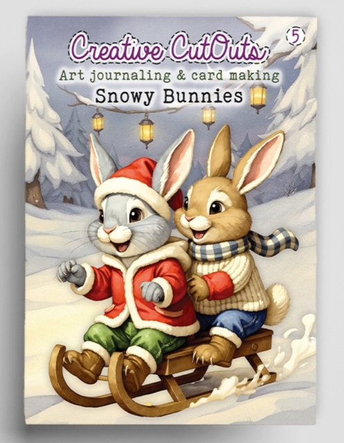 Creatief Art Snowy Bunnies Book Creative CutOuts