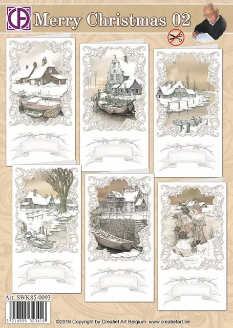 Creatief Art Card Kit Merry Christmas 02