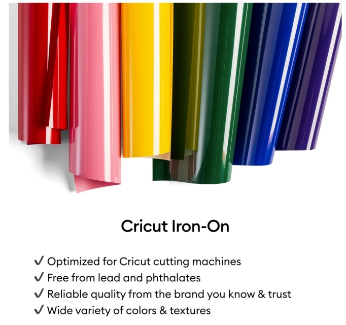 Cricut Everyday Iron-On 12 x 24 Inch / 30,5 cm x 61 cm Gold