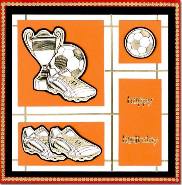 Reddy Stickerbogen 10 x 23 cm Rahmen Multiwellen silber