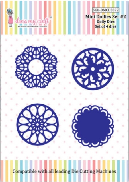 Dress My Craft Cutting Die Dolly Mini Dollies Set 2