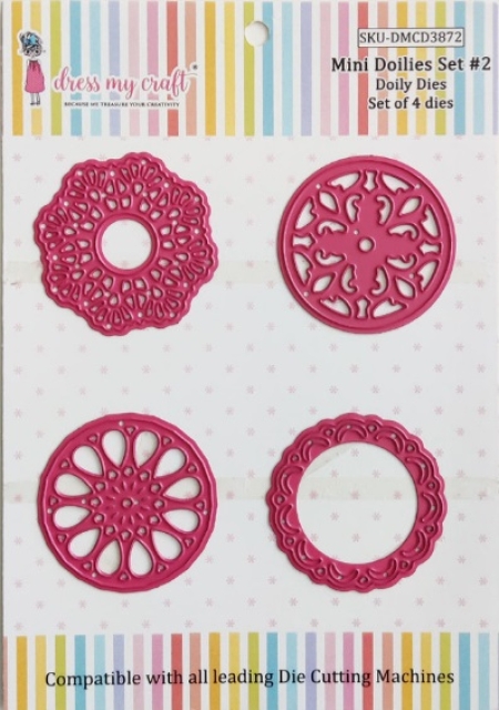 Dress My Craft Cutting Die Dolly Mini Dollies Set 2