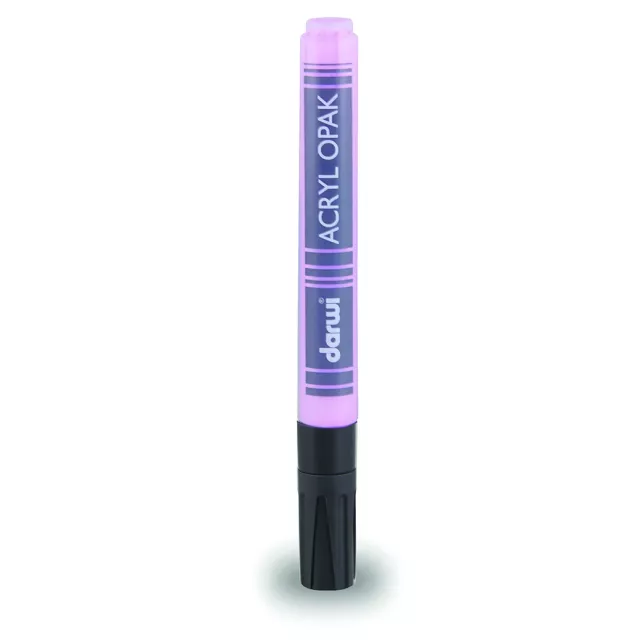 ACRYL OPAK Marker dicke Spitze 6 ml helllila