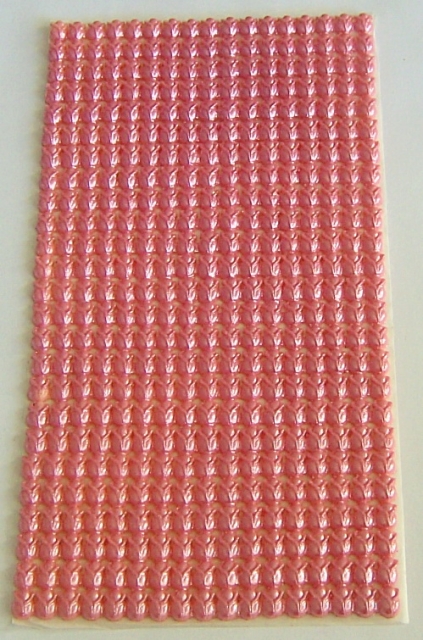 Wachs Platte mit Dekor Borten rosa
