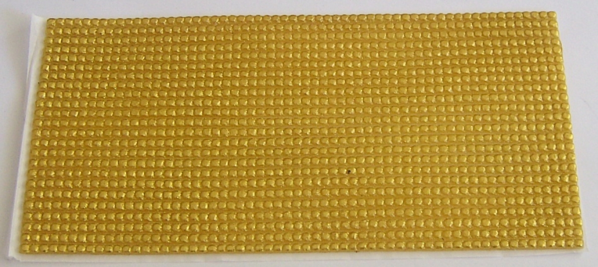 Wachs Platte mit Dekor Borten