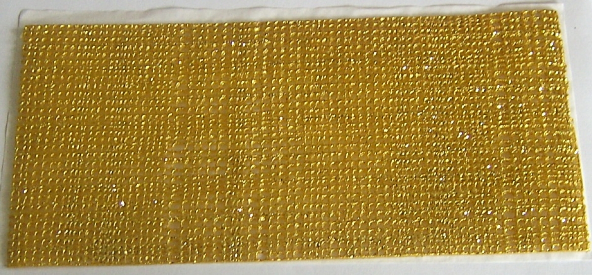 Wachs Dekor Platte gold