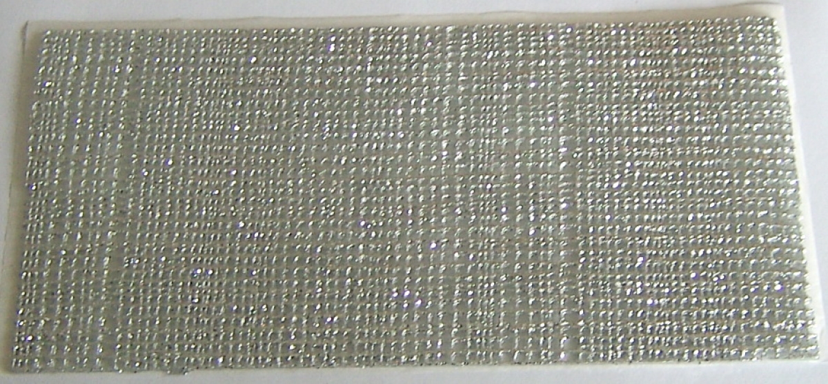 Wachs Dekor Platte silber
