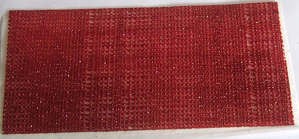Wachs Dekor Platte rot