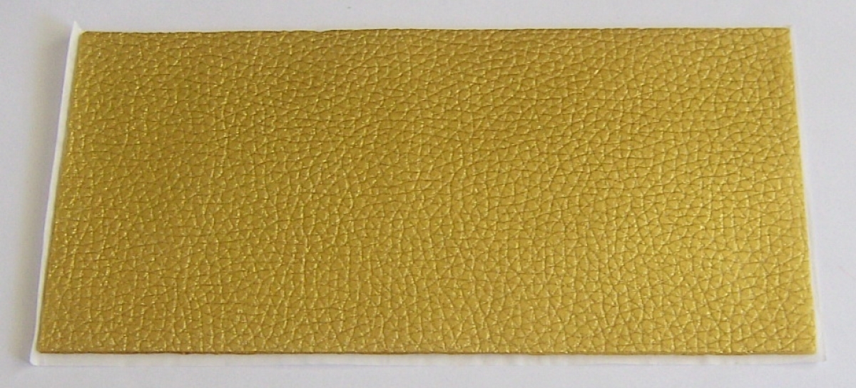 Wachs Dekor Platte gold