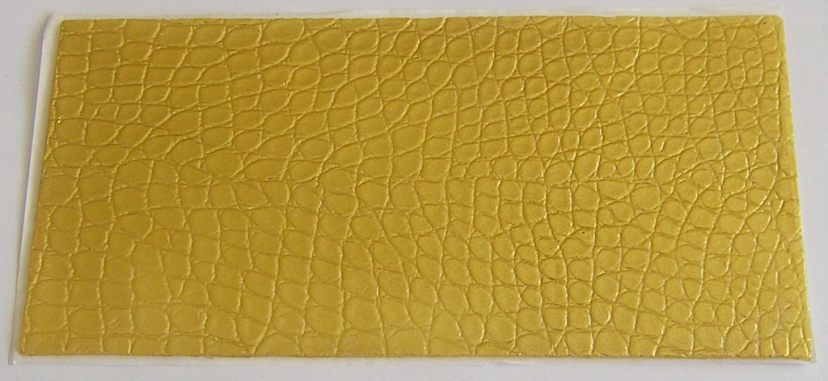 Wachs Dekor Platte gold