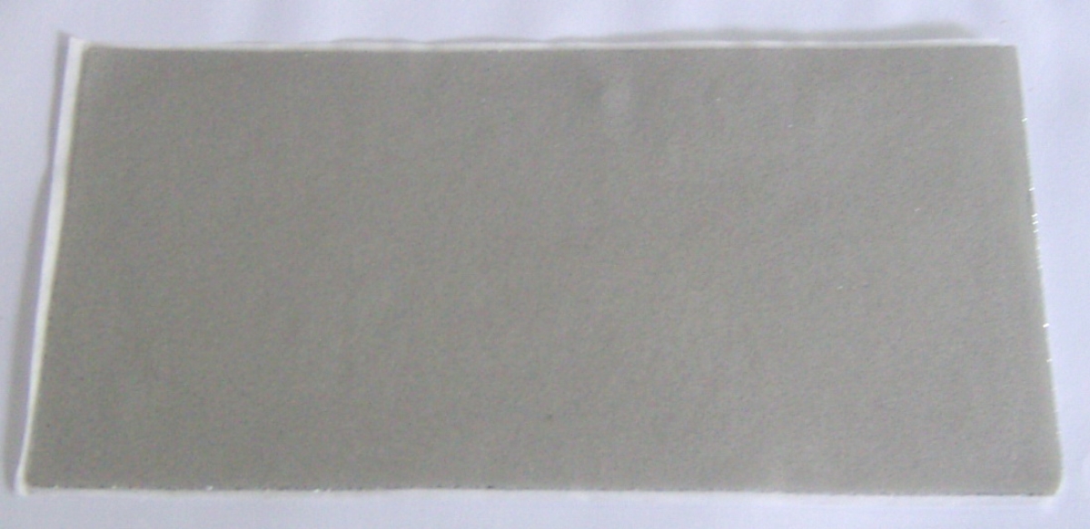 Wachs Dekor Platte silber mit leichtem Glitter