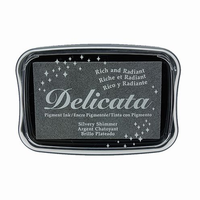 Stempelkissen Delicata 6,5 x 9,5 cm Silvery Shimmer