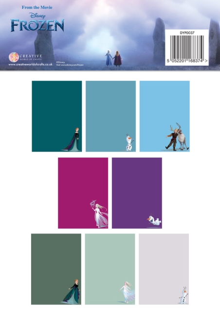 Creative Expressions Frozen A4 Coloured Card Collection Christmas