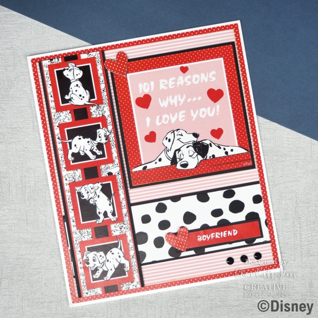 Creative Expressions 101 Dalmatians 8 x 8 Inch Card Making Kit