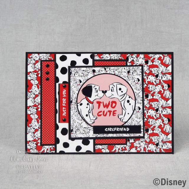 Creative Expressions 101 Dalmatians 8 x 8 Inch Card Making Kit