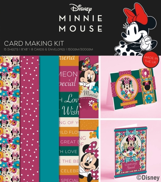Creative Expressions Minnie Mouse 8 x 8 Inch Box Card Making Kit