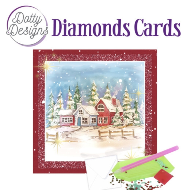 Diamond Painting Dotty Design Winter Landscape
