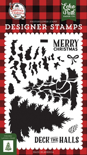 Echo Park Layered Pine Tree Clear Stamps