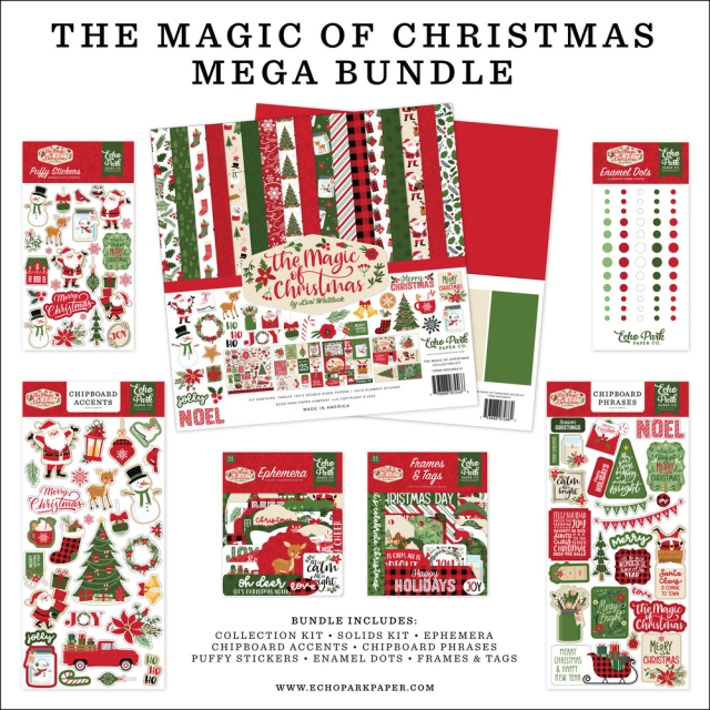 Echo Park The Magic of Christmas Mega Bundle Großes Weihnachts-Set