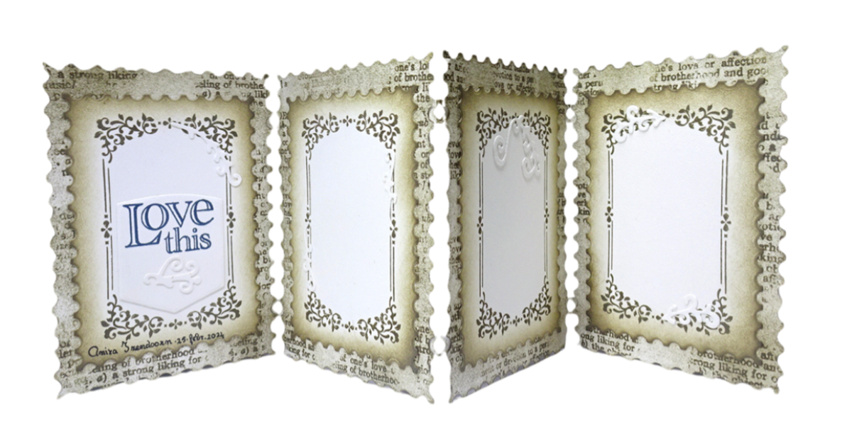 Elisabeth Craft Designs This Lovely Life A5 Stamps Love & Roses