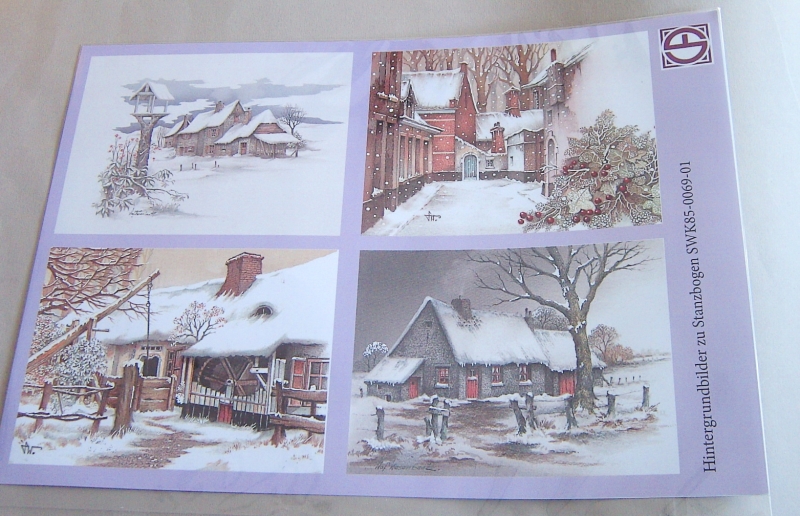 Reddy Cards Stanzbogenset weihnachtlich