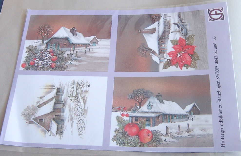 Reddy Cards Stanzbogenset weihnachtlich