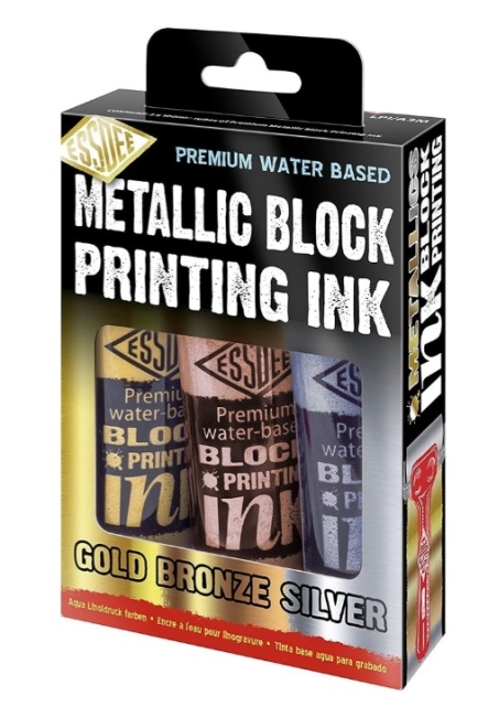 Essdee Metallic Block Printing Ink Set