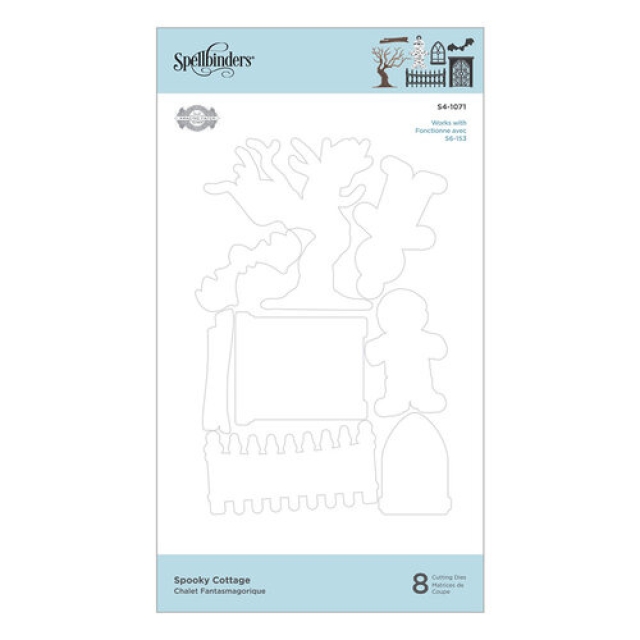Spellbinders Spooky Cottage Etched Dies
