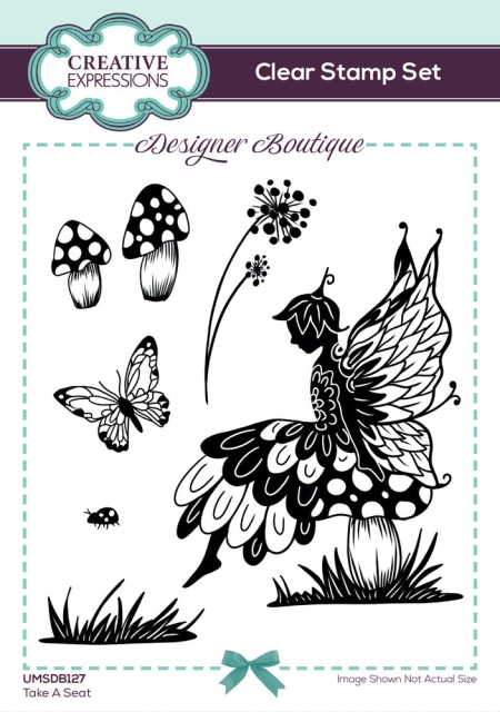Creative Expressions Designer Boutique Clear Stamp A6 Take A Seat