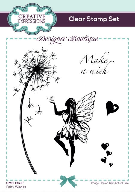 Creative Expressions Designer Boutique Clear Stamp A6 Fairy Wishes