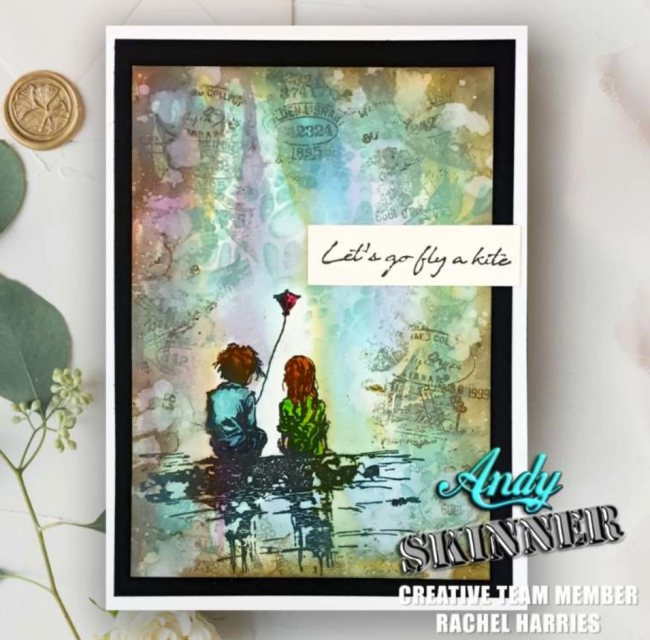 Creative Expressions Andy Skinner Pre-Cut Rubber Stamp 3,5 x 5,25 Inch