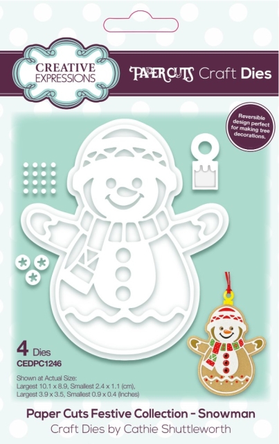 Creative Expressions Dies Stanzschablonen Cathie Shuttleworth Paper Cuts Festive Snowman
