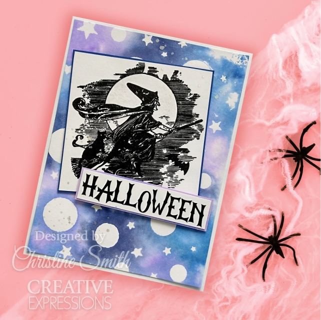 Creative Expressions Clear Stamp Transparenter Stempel Taylor Made Journals Vintage Halloween