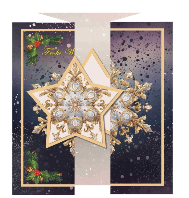 Reddy Cards Bastelset Fabergé Sternkarten